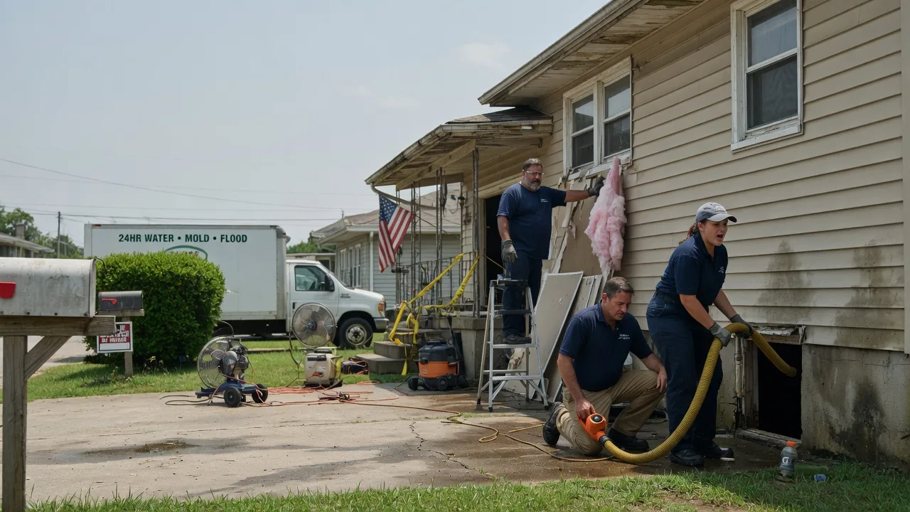 Water Damage Repair in Hertel, WI near me